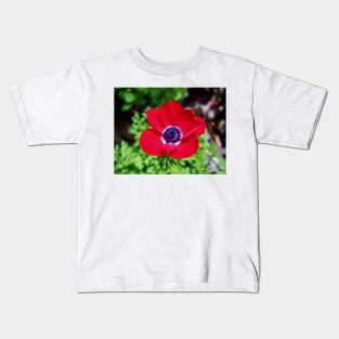 Red Anemone Kids T-Shirt